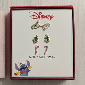 Disney Merry Stitchmas Earring Set